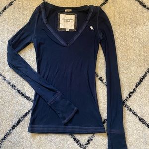 A&F Long Sleeve V-Neck
